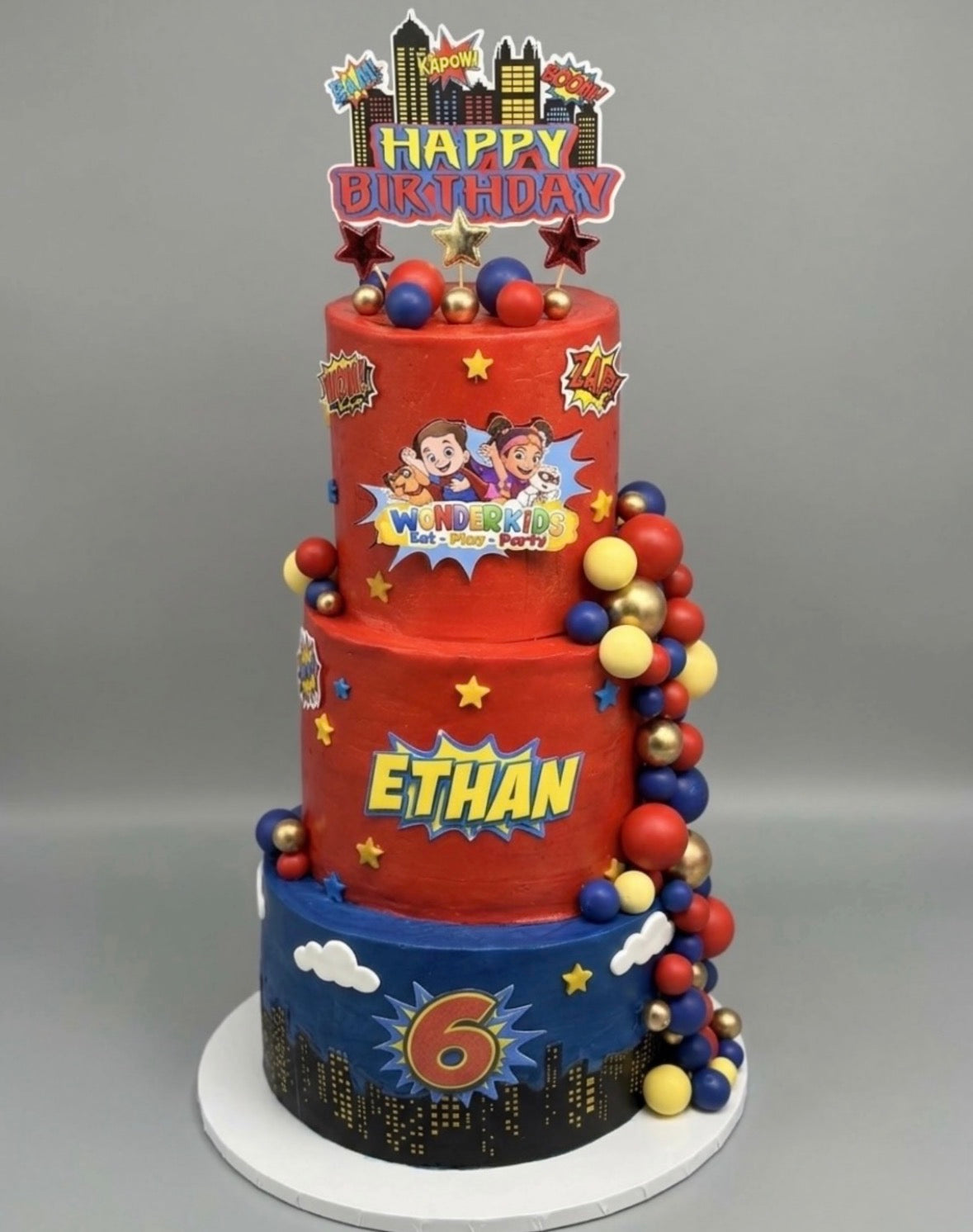Custom Tiered Cake