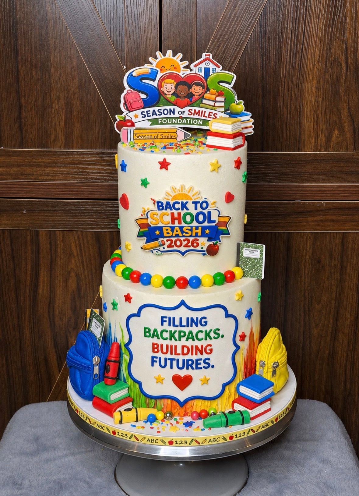 Custom Tiered Cake