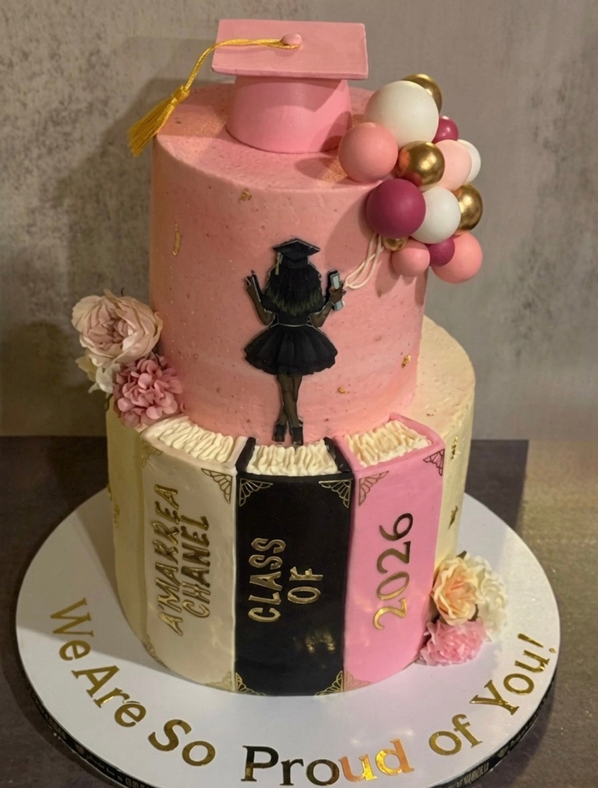 Custom Tiered Cake