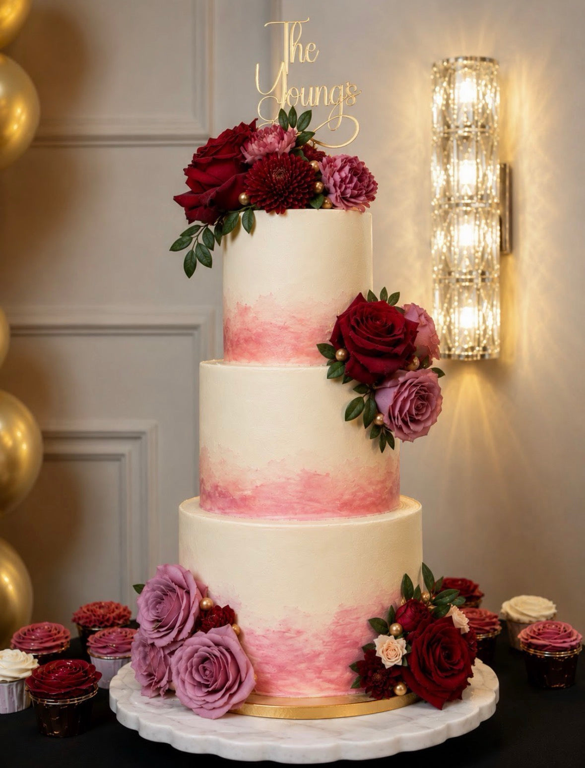 Custom Tiered Cake